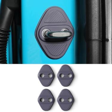 Imagem de Kit de carroceria de proteção limitador de proteção de fivela de trava de porta de carro para acessórios de carro SU7 (roxo)