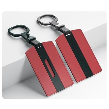 Imagem de Acessórios para porta-cartões de chave de carro para Su7 capa protetora de cartão de carro kit de carroceria parte externa (vermelho)