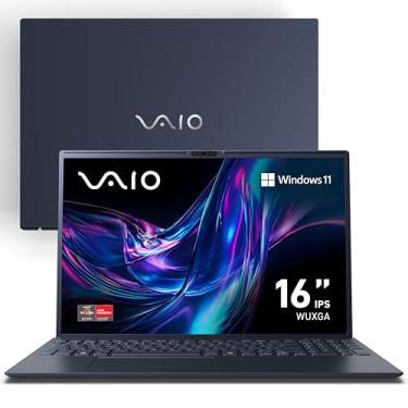 Imagem de Notebook VAIO FE16 AMD Ryzen 5-5625U Windows 11 Home 32GB 512GB SSD Wi-Fi 6 Tela 16" IPS WUXGA Antirreflexo - Cinza Grafite - VJFE69F11X-B1011H - Memória Expansível até 64GB