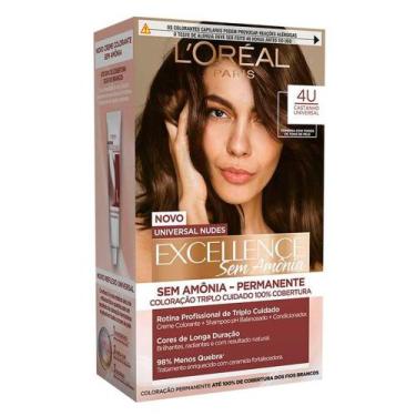 Imagem de Tintura Excellence Universal Nudes Sem Amônia Castanho Universal 4U