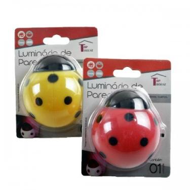 Imagem de Abajur Luminária De Tomada Infantil Joaninha