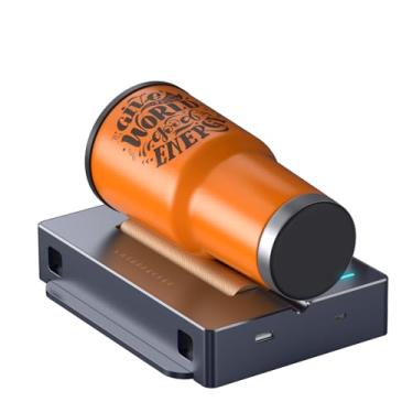 Imagem de LaserPecker Rolo elétrico versátil para LP2/LP3/LP4/LP5, módulo rotativo de gravação cilíndrica para garrafas de jarros