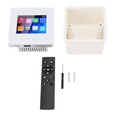 Imagem de Sanpyl Amplificador de Parede Bluetooth, Tela Sensível Ao Toque HD de 2,8 Polegadas, Rádio FM, Tempo No Painel de Controle de Música de Fundo de Fundo