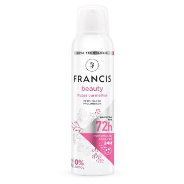 Imagem de Desodorante Francis Beauty Frutas Vermelhas Aerosol Antitranspirante 72h 150ml