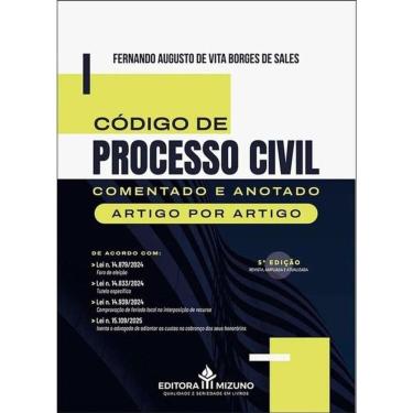 Imagem de Código De Processo Civil Comentado E Anotado - 2025