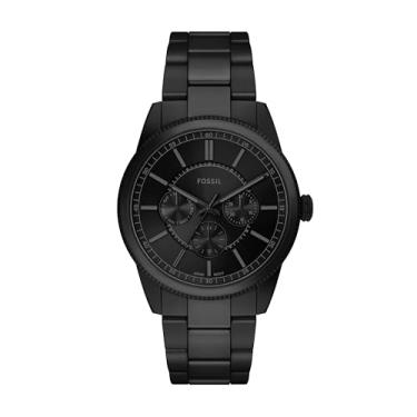 Imagem de Fossil Relógio masculino Pearson multifunções preto de aço inoxidável (modelo: FS6135)