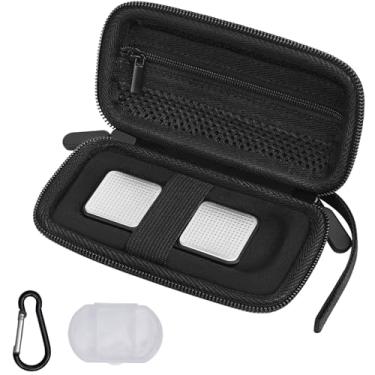 Imagem de Hassoft Capa para monitor de frequência cardíaca compatível com monitor de eletrocardiograma pessoal de 1/6 derivações KardiaMobile, estojo rígido de transporte de viagem, caixa de armazenamento