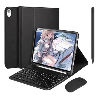 Imagem de Kit de 4 peças capa para tablet teclado mouse e caneta de toque compatíveis com o iPad 4ª/5ª Geração
