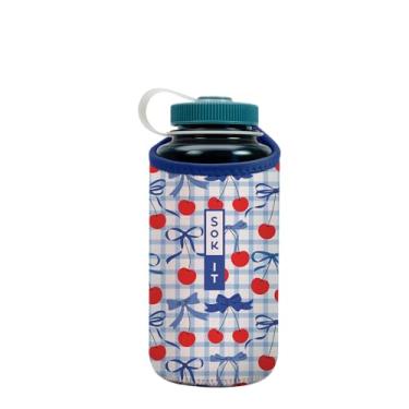 Imagem de Sok It Garrafa de água Botl Sok capa de neoprene isolada (Cherry Picked, serve para 947 ml Nalgene)