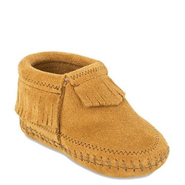 Imagem de Minnetonka Kids Baby Girl's Riley Bootie (Infant/Toddler) Taupe Boot 3 Infant M