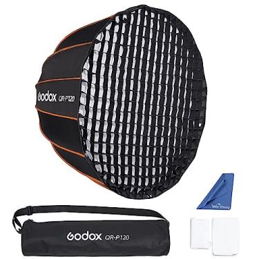 Imagem de GODOX Qr-P120 Softbox De 47"/120 Cm Com Suporte Bowens E Difusor Frontal Interno, Grade Tecido, Para Sl60W, Sl60Iid, Sl60Iibi, Sl150Wii, Vl150 Vl300