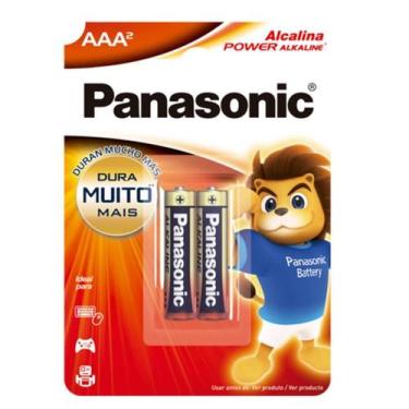 Imagem de Pilha Panasonic AAA Alcalina com 2 unidades