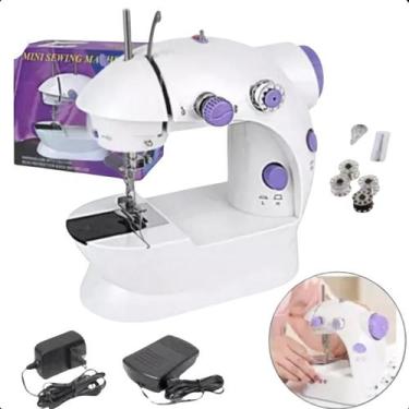 Imagem de Mini Máquina de Costura Portátil, Ideal para Reparos e Customizações e