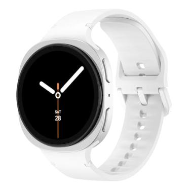 Imagem de Pulseira esportiva para Samsung Galaxy Watch 8 de 40 mm e 44 mm/8 clássico de 46 mm, masculina e feminina, sem lacunas, à prova d'água para Samsung Galaxy Watch 8 Classic 46 44 e 40 mm