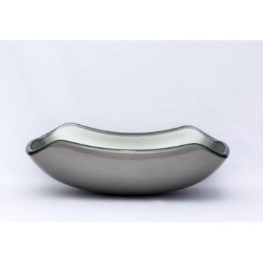 Imagem de CUBA PIA DE VIDRO ABAULADA PARA BANHEIRO E LAVABO 45X30- MODELO DE APOIO 10MM(BEGE)