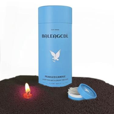 Imagem de Velas peroladas com 30 mechas – 510 g YUKCAXDLS marrom caramelo DIY cera perolada recarregável para fazer dura até 100 horas de queima constante sem fumaça