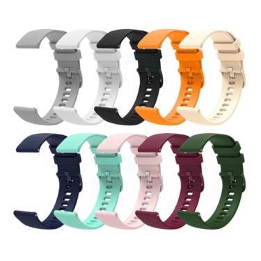 Imagem de Pulseira Silicone Para Garmin Forerunner 265 255 Venu 2 3 Vivoactive 4 Huawei Amazfit 22mm (Azul Escuro)