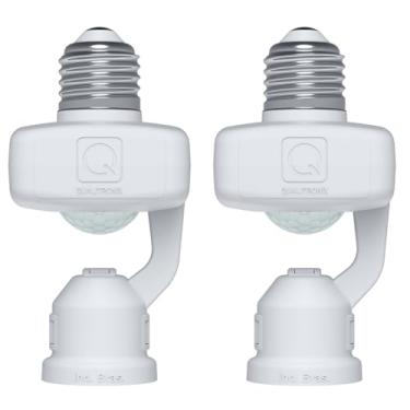 Imagem de Kit 2x Sensor de Presença Com Fotocélula 6 em 1 Multifunções E27 Bivolt