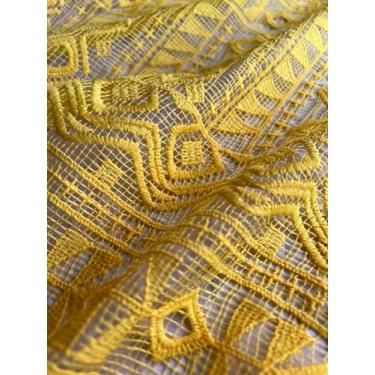 Imagem de Tecido Renda Guipir VAR 2 I 1m x 1,40m (Canário)