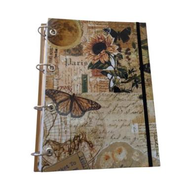 Imagem de Caderno - Capa Fichário A4 - várias arte (sem refil/folha) - Moments P