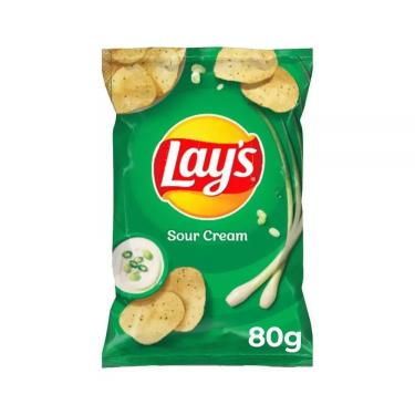 Imagem de Batata Frita Lisa Creme de Cebola Lays 80g