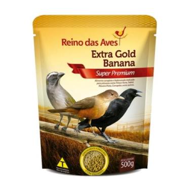 Imagem de Extra Gold Banana Super Premium 500g - Reino das Aves