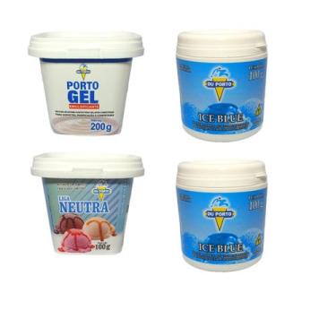 Imagem de Sorvete Kit Fazer Em Casa Emulsificante, Base, Liga Neutra - Du Porto,