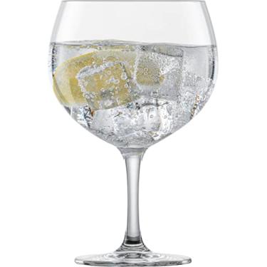 Imagem de SCHOTT ZWIESEL Gin Tonic Glass Bar especial (conjunto de 4), copos bulbosos de bebida longa para gin tônico, copos de cristal Tritan laváveis na máquina de lavar louça, feitos na Alemanha (art. nº