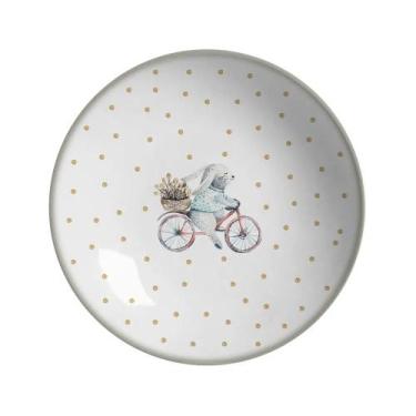 Imagem de JOGO DE PRATOS PASCOA FUNDO COUP COELHO C/6 UND 1ªLINHA - ALLEANZA CER