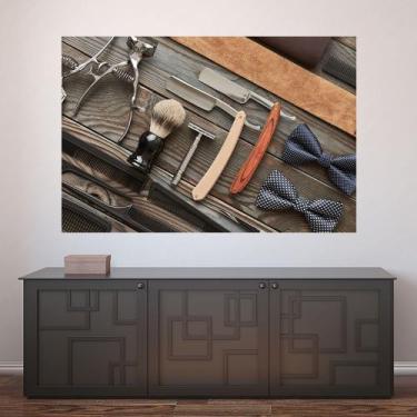 Imagem de Painel Adesivo de Parede - Barbearia - Barber Shop - 965png - Allodi