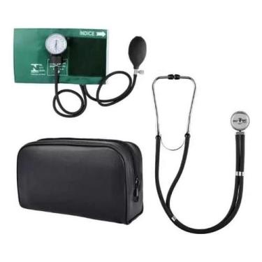 Imagem de Kit Enfermagem Esfigmomanometro + Esteto Duplo Rappaport - Premium, Ve