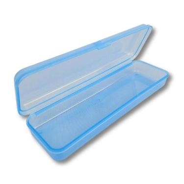 Imagem de Estojo Multiuso Com Tampa Transparente Resistente Escolha Cor - Maxcri