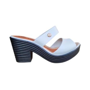 Imagem de Tamanco Retrô:francesinha MissMiss 242 Salto Plataforma Alta - Miss Mi