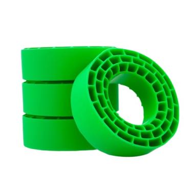 Imagem de NMNRC 4Pcs Super Soft 1.55'' Silicone Rubber Insert Foam for 95-97mm Tire 1.55 Inch Wheel Rim Upgrades Part Green