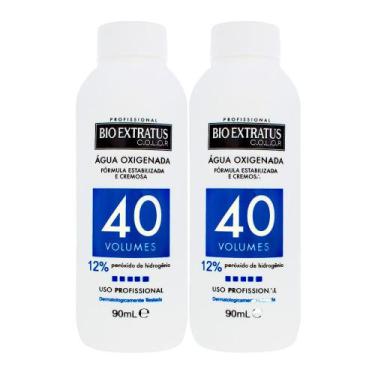 Imagem de Kit 2 Água Oxigenada Bio Extratus Color 40 Volumes Cremosa 90ml