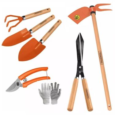 Imagem de Kit Ferramentas para Jardinagem 6 Peças Tramontina Completo