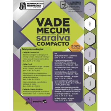 Imagem de Vade Mecum Saraiva Compacto - 31ªed 2025