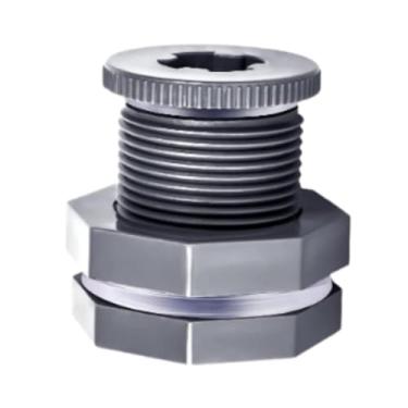 Imagem de ShengQuanHao Conexão de Antepara de PVC, Conexão de Tanque de água NPT 3/4 de Polegada E Vedação, Conexão de Mangueira de Jardim para Aquários, Barris de Chuva, Pi