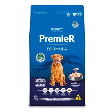 Imagem de Ração Premier Fórmula Cães Adultos Raças Grandes e Gigantes Frango 20kg