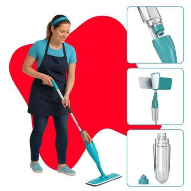 Imagem de Mop Spray Rodo Mágico Esfregão Limpeza com Tanque de Água Premium Limp