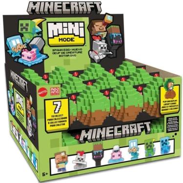 Imagem de Minecraft Vanilla Figura Mini Ovo Unidade - Mattel Hxt64