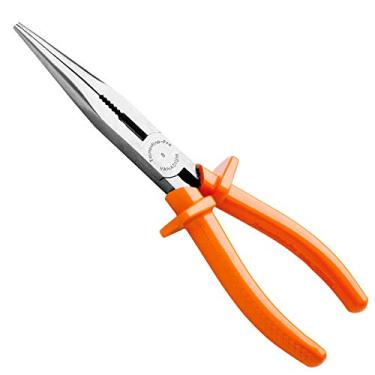 Imagem de Alicate Meia Cana - Bico Longo Reto Isolado 1.000 V 8" Tramontina PRO