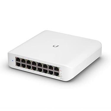 Imagem de Ubiquiti UniFi Switch (USW-Lite-16-PoE) [16-Port Gigabit Ethernet, 8X PoE+, Wandmontage]