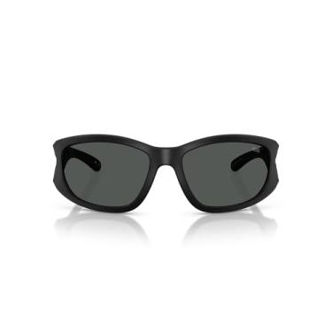 Imagem de Diesel Eyewear DL3012U Óculos de sol retangulares de ajuste universal, preto, 61 mm
