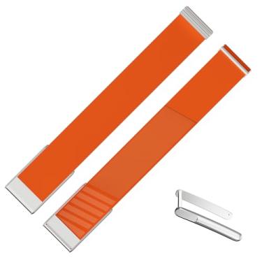 Imagem de fitspur Pulseira de reposição Hydroknit impermeável, compatível com WHOOP 5.0 WHOOP MG Life (laranja, MG)