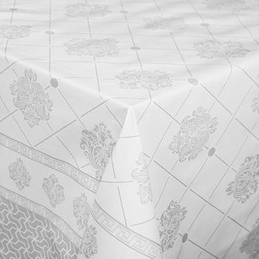 Imagem de Toalha De Mesa Plastica Termica Impermeavel Para Lugares Protecao E Decoracao(Veneza Lua,10 cadeiras 3,20x1,40)