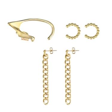 Imagem de Conjunto de brincos femininos de caçador de anime e acessórios para fantasia de cosplay de Halloween, One Size, Metal, Sem pedra preciosa