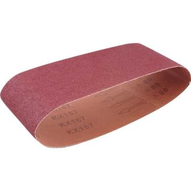 Imagem de Cinta De Lixa 100,0 Mm X 610,0 Mm, G 80, Embalagem Com 10 Peças, Vonder.