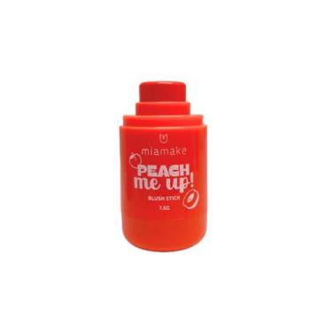 Imagem de Blush stick peach me up pêssego da mia make