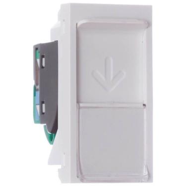Imagem de Módulo Tomada Rj45 8 Fios Tool Less Branco Orion - S70540004 - Schneider Modulo Tom.rj45 8fios Toolless 1m Bco Sc
